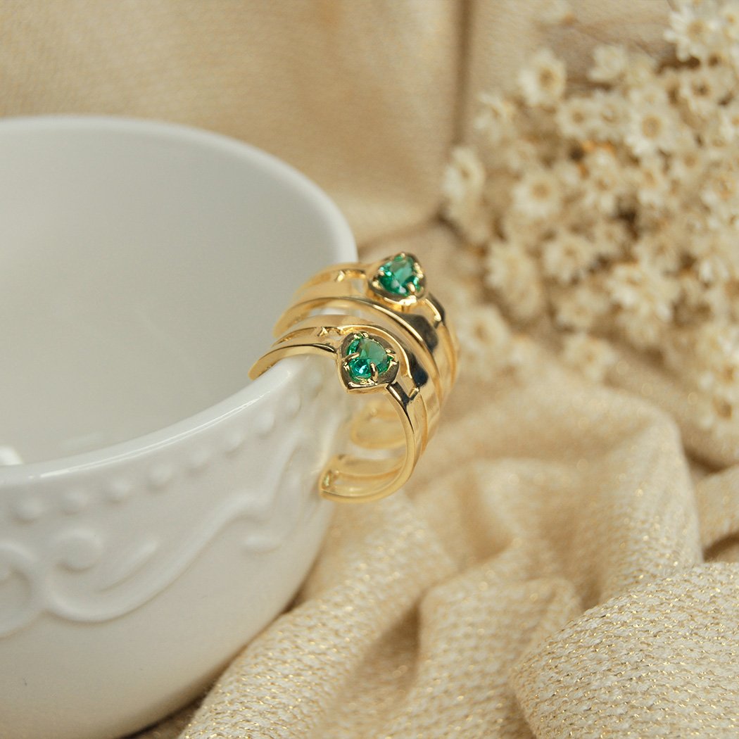 Brinco Argola Grossa Zircônia Gota (opções) banhado a Ouro 18k