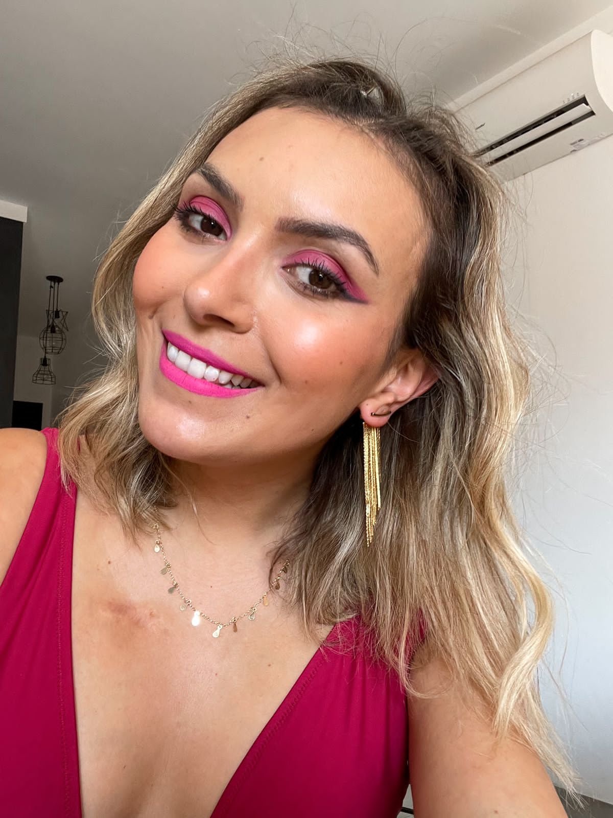 Colar Gotas Pequenas banhado a Ouro 18k