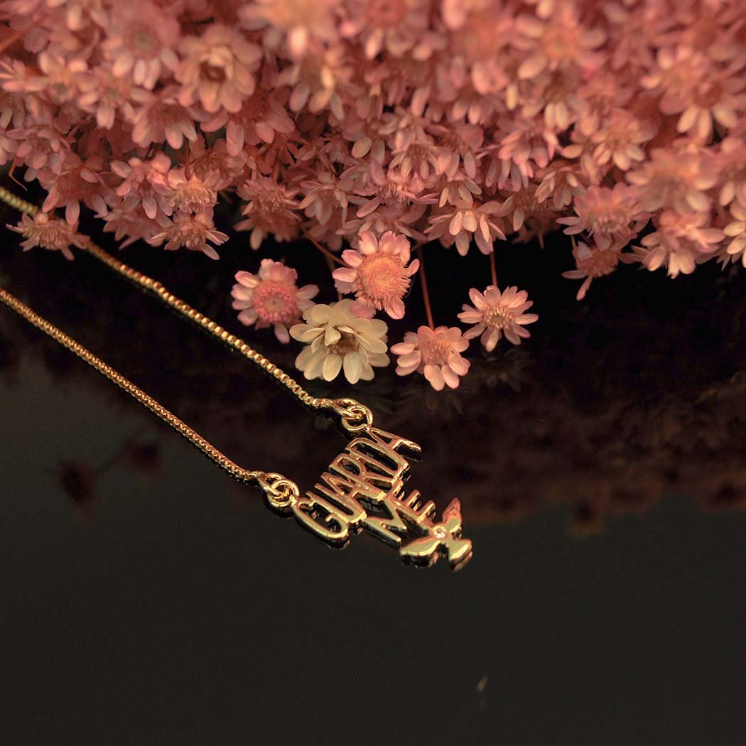 Colar Guarda-me banhado a Ouro 18k