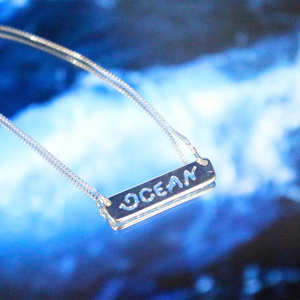 Colar Ocean banhado a Prata 70k