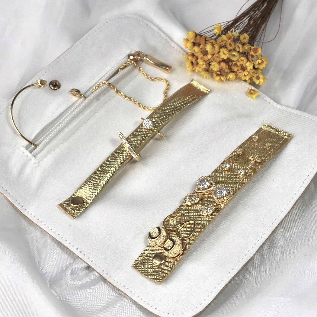 Porta Joias de Bolsa Gold